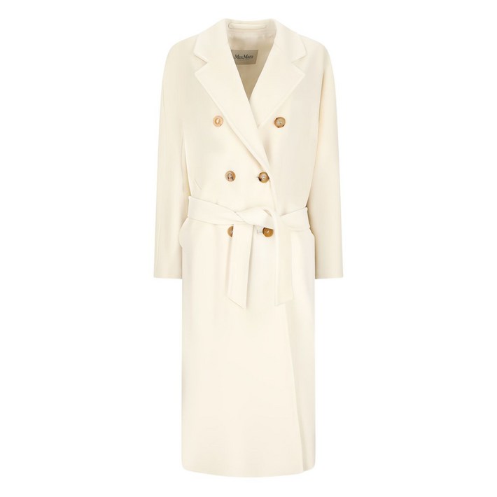 막스마라 마담 벨트 더블 브레스티드 코트