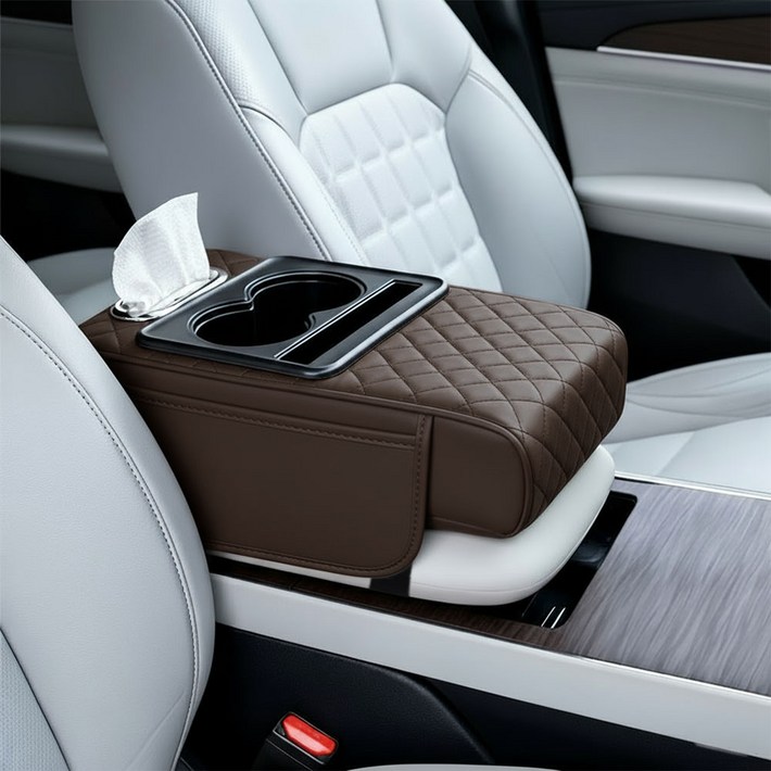 자동차 콘솔쿠션 차량용 팔걸이 쿠션 암레스트 컵홀더 팔쿠션