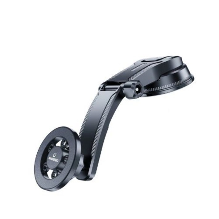 매그네릭 강력흡착 맥세이프 대시보드거치대 차량용 핸드폰거치대, 블랙, 1개