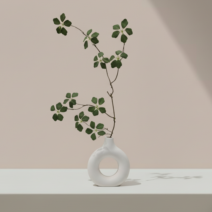 도노하우스 조화  인테리어 원형 화병 세트, 1개, 원형화병세트