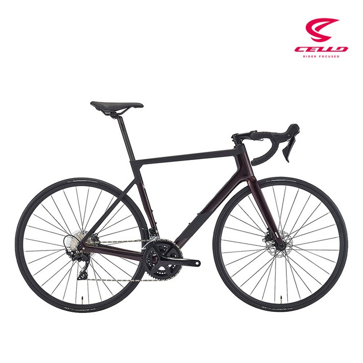 (바이크7) 2023 첼로자전거 700C 케인 D6 블랙(무광)/레드 펄 블랙(유광) - 풀체인지 22단 사이클 카본 올라운드 로드 자전거 8