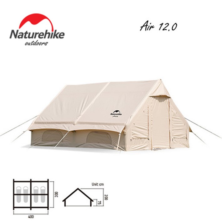 금동무역  Naturehike 에어폴대 감성 면텐트 12.0NH20ZP010(제고보유)관부가세 포함한 가격!