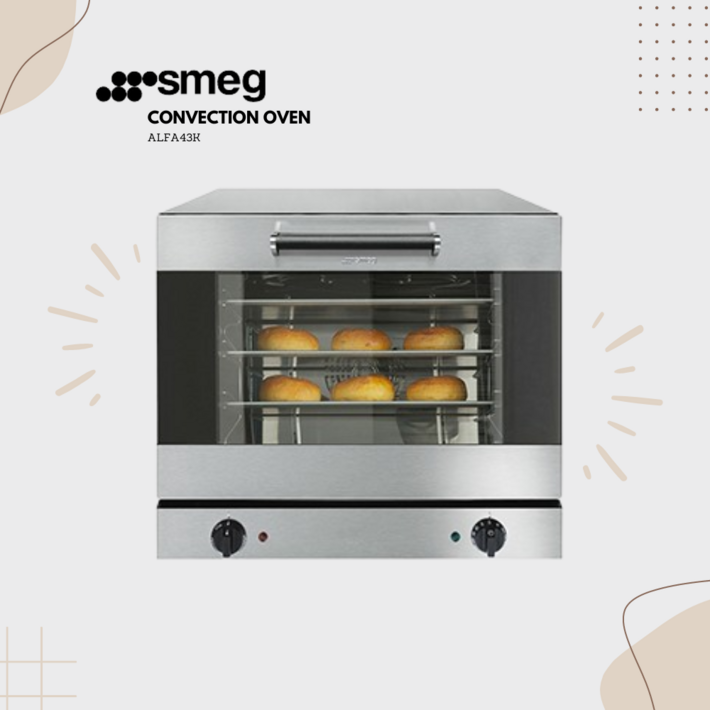 smeg 스메그 오븐 ALFA43K. 컨벡션 아날로그 4단 오븐