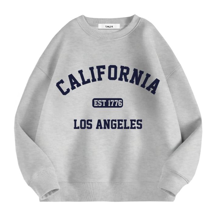 SICT 캘리포니아1776 소프트 특양면 맨투맨