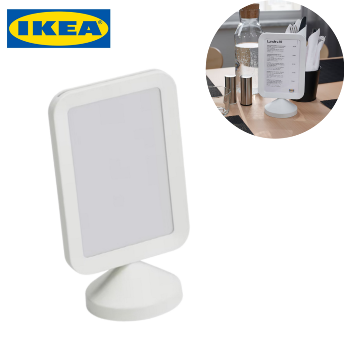 이케아 양면액자 미니액자 메뉴꽂이 쇼카드 화이트 10X15cm 피콘트레드