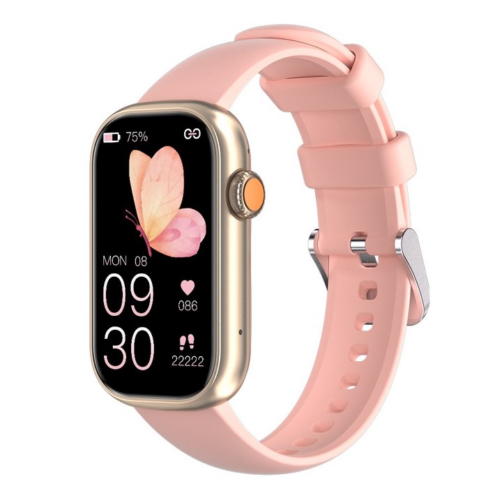 와피크 블루투스 스마트워치 X3 스마트밴드 한글판 학생 어린이 운동시계, 골드, 3.7cm, GPS  블루투스