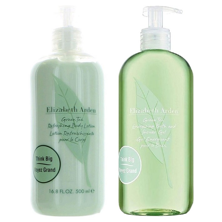 엘리자베스아덴 그린티 바디로션 500ml  그린티 샤워젤 500ml