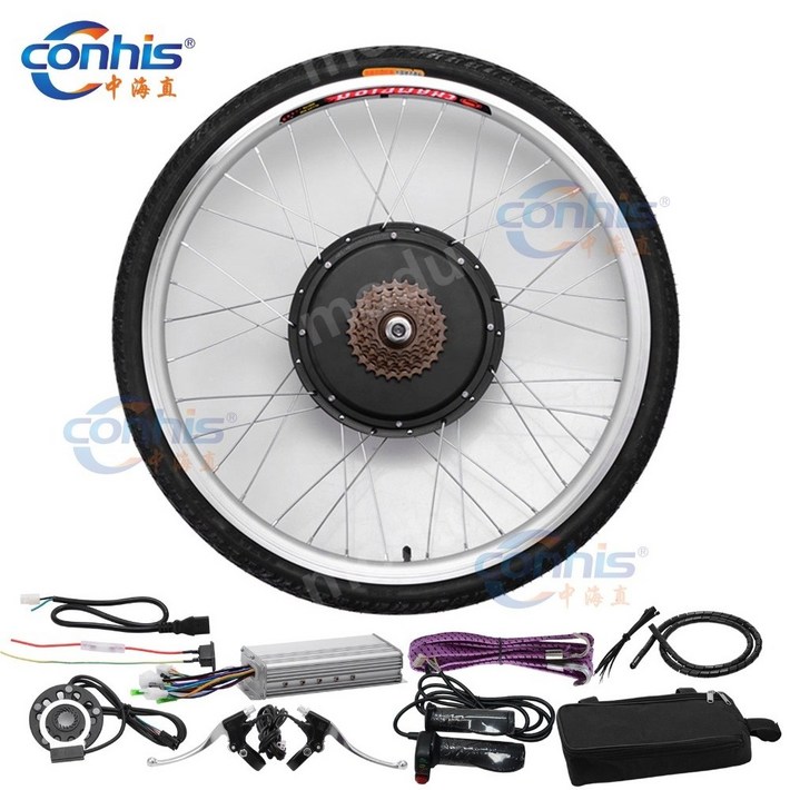 전기자전거키트 48V 500W 자전거 26인치 후면 전면 부품 풀세트