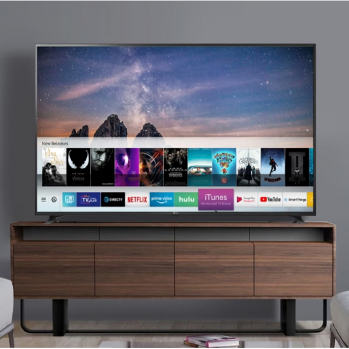 삼성전자 미사용 85인치 4K UHD 스마트TV UN85TU7000, 지방 전문기사 방문설치, UN85TU7000, 스탠드형, 85인치