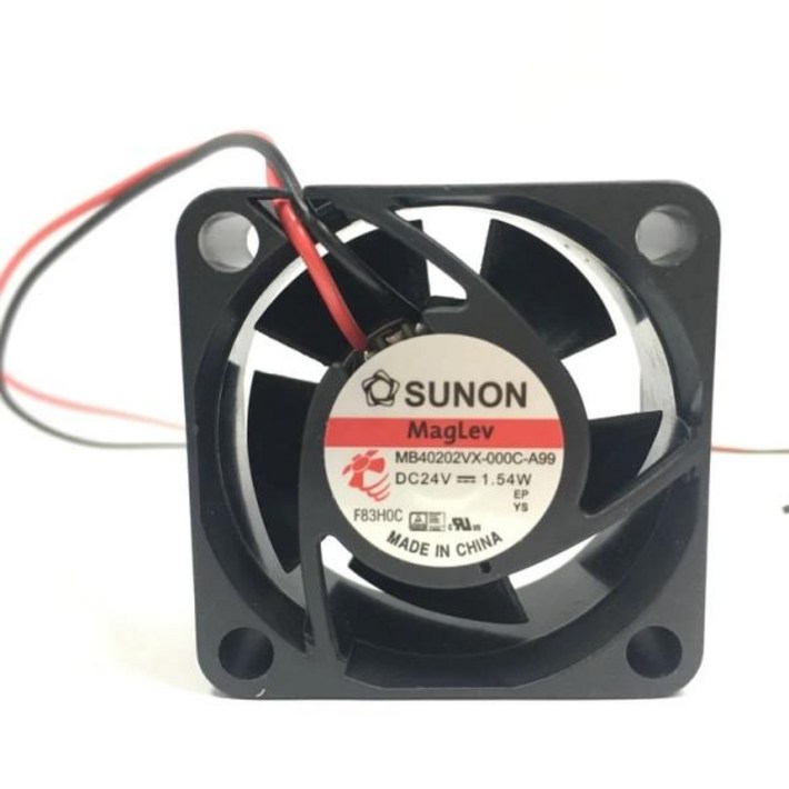 Sunon MB40202VX000CA99 4cm 4020 40X40X20mm 팬 DC 24V 1.54W 서버 3D 냉각