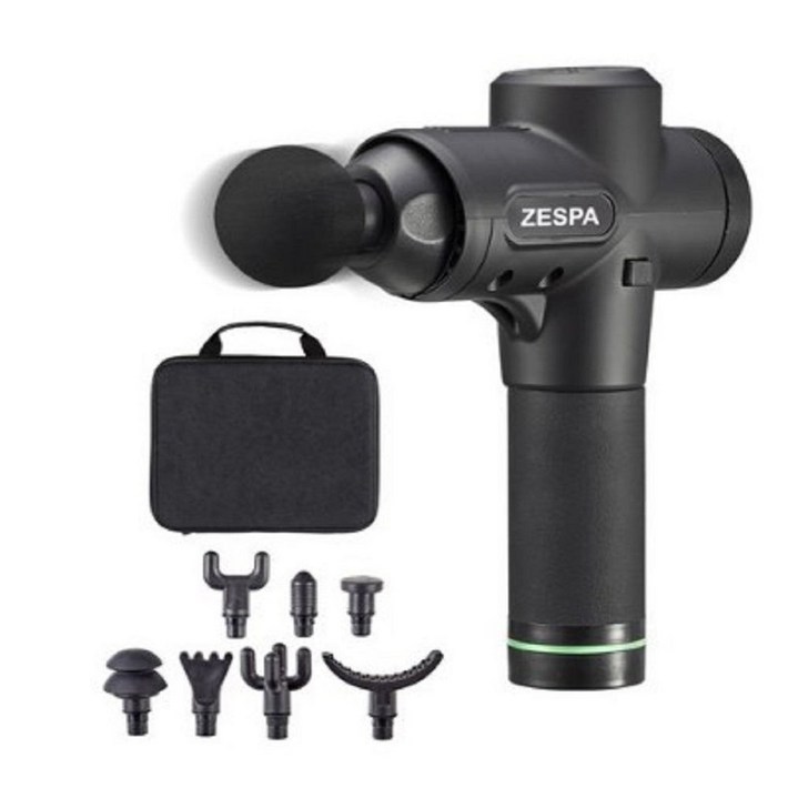 제스파 ZP2420 바디볼트 전신 마사지기 핸드 안마기 충전식 진동 무선 마사지기건 강력한 지압 마사지