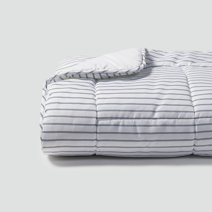 JAJU 스트라이프 피치스킨 차렵이불