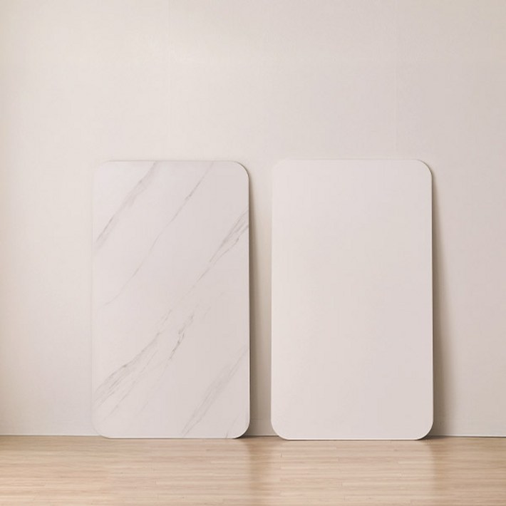 할인쿠폰 스칸디아 손쉬운 교체 화이트 포세린 12T 통세라믹 식탁 테이블 상판 교체용 1400 1600 1800