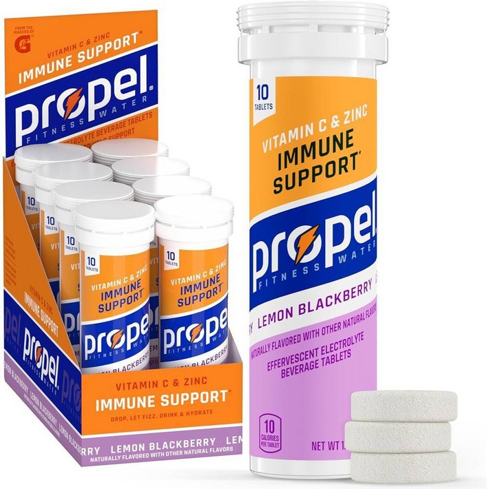 프로펠 전해질 타블렛 레몬 블랙베리 8개입 Propel