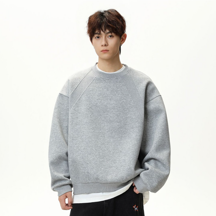 긴팔티 남자 맨투맨 간절기 면질 남녀공용 데일리 맨투맨