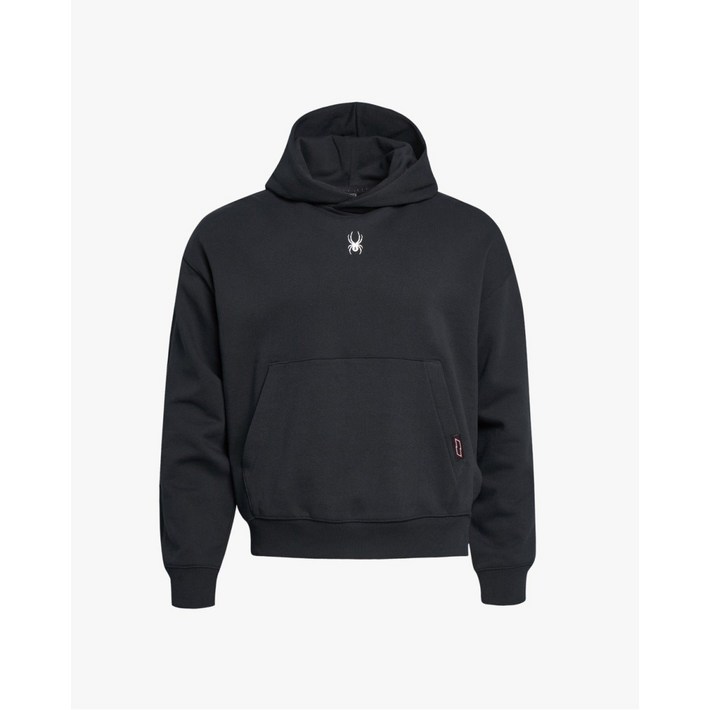 매장정품 스파이더 스파이더 본사 공용 SWUWS 라이프 스타일 로고 와펜 후드 티셔츠 SPHFCNHD341UBLK 97420