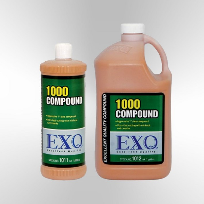 이엑스큐 1000방 컴파운드 EXQ 1000 COMPOUND SN10111L 중간 연마력 차량 도장표면에 1차 작업용 날린칠제거 차량도장표면 오염물질 제거 콜타르 제거, 1개, 단일색상