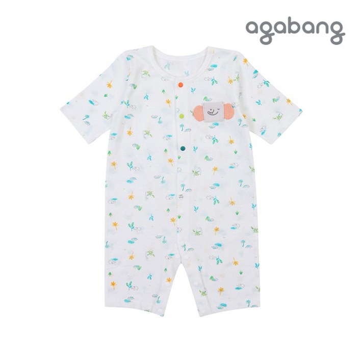 아가방 네온7부우주복 O WHITE 01P31751403 아가방 네온7부우주복 O WHITE 01P31751403