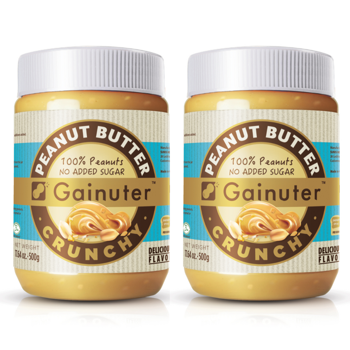 제이넛터 무가당 100 땅콩버터 크런치, 2개, 500g