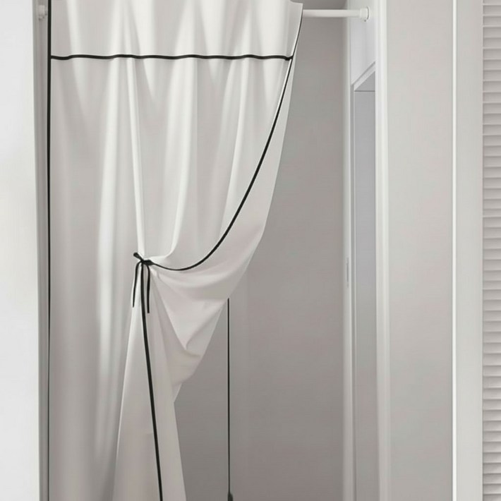 유스몰 프렌치 레이어드 가리개 커튼 봉집형