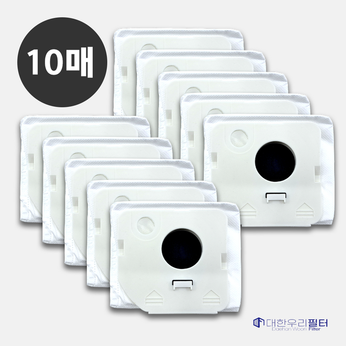 대한우리필터 삼성 비스포크 제트 220W 먼지봉투 10매 VS20B 호환용, 10개, 수량
