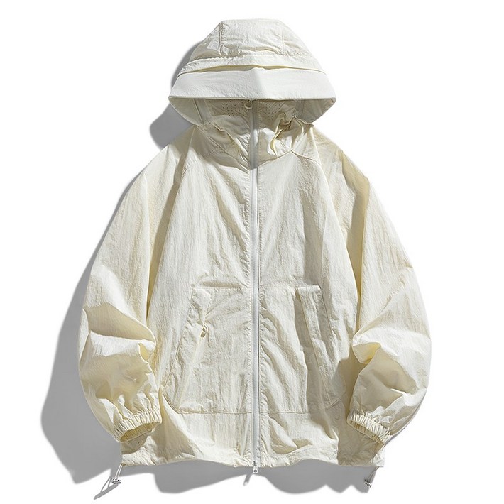 남여공용 바람막이 프리미엄 초경량 자외선차단 방풍 자켓 오버핏 캠핑 등산 코트