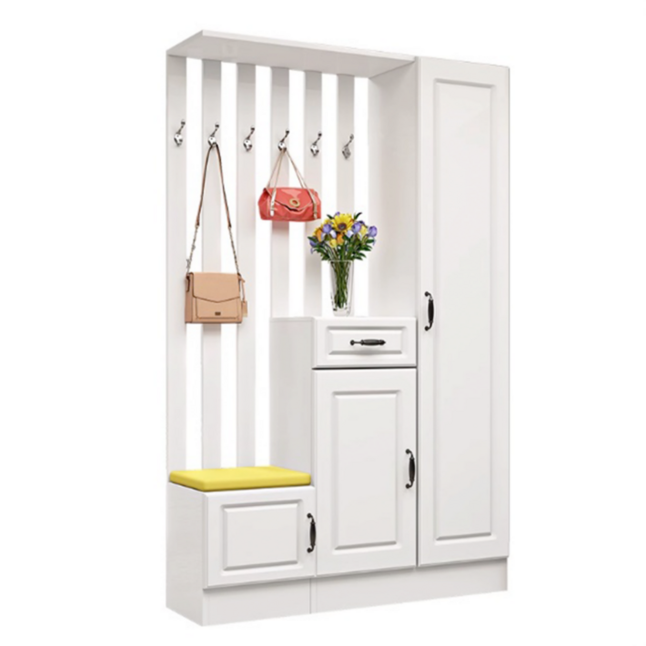 Noahroom 원목 가벽 파티션 공간분리파티션 칸막이 가림막 무타공가벽 주방파티션 공간분리가벽, 화이트