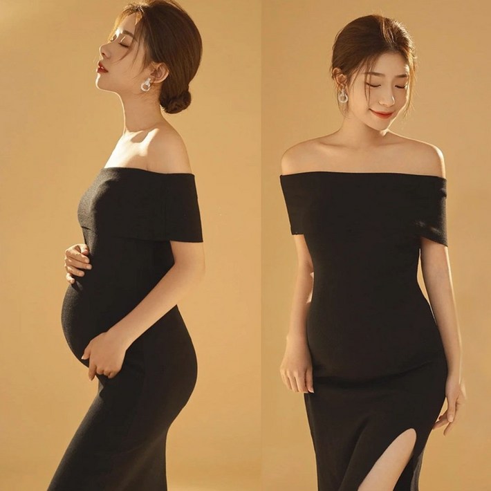 오프숄더 블랙 만삭원피스셀프 주수원피스 임산부 만삭촬영 드레스 사진스냅 의상 빅사이즈옷 오프숄더 블랙 만삭원피스셀프 주수원피스 임산부 만삭촬영 드레스 사진스냅 의상 빅사이즈옷