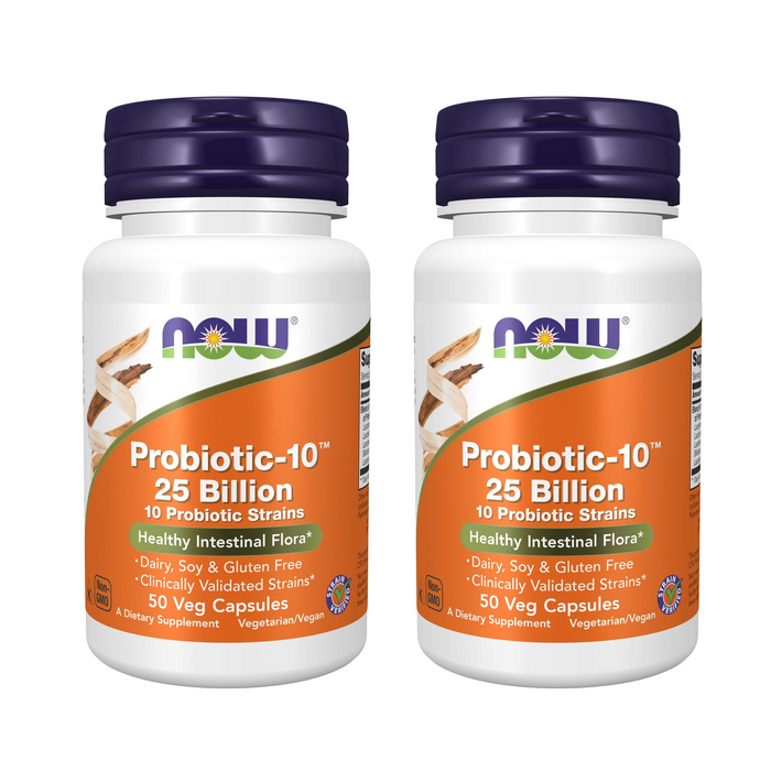 나우푸드 프로바이오틱10 유산균 250억 베지 캡슐, 50정, 2개