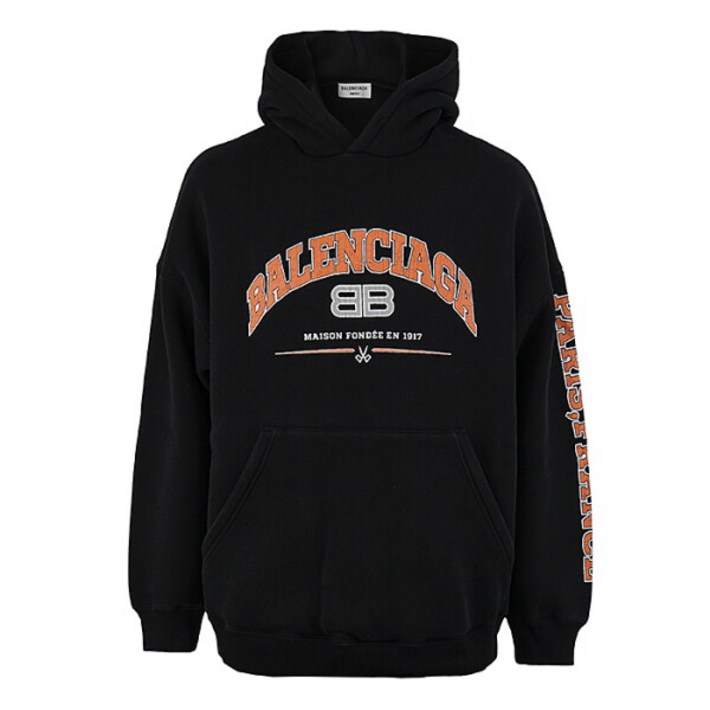 BALENCIAGA 명품발렌시아가 BB로고 프린트 여성 긴팔후드티 675..