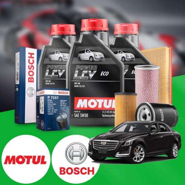 캐딜락 CTS 2.0 가솔린 모튤 LCV 에코 5w30 C2 C3 엔진오일필터세트 5Liter