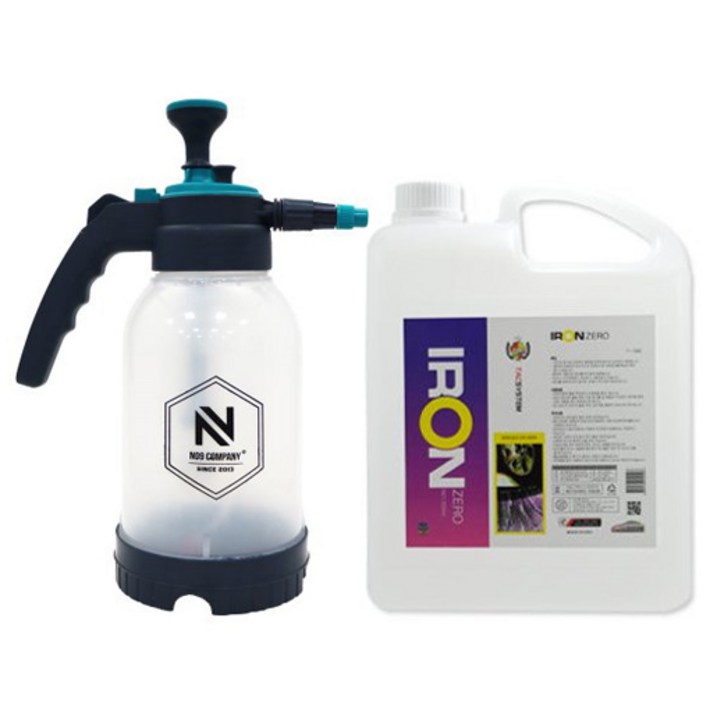 TAC시스템 철분제거제 아이언제로 4L 압축분무기클레이바 100g, 1개, 4L