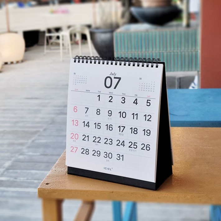 아이씨엘디자인 2025 클로버 데스크 캘린더