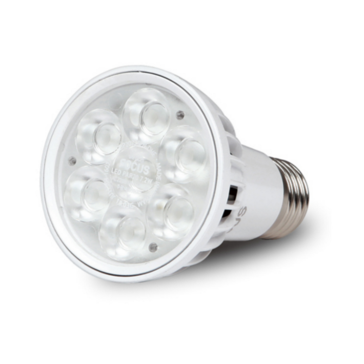 포커스 LED 파20 7.2W 집중형 카페 상가 레일조명 par20 E26 할로겐램프 원통 스포트, 1개, 주광색 포커스 LED 파20 7.2W 집중형 카페 상가 레일조명 par20 E26 할로겐램프 원통 스포트, 1개, 주광색