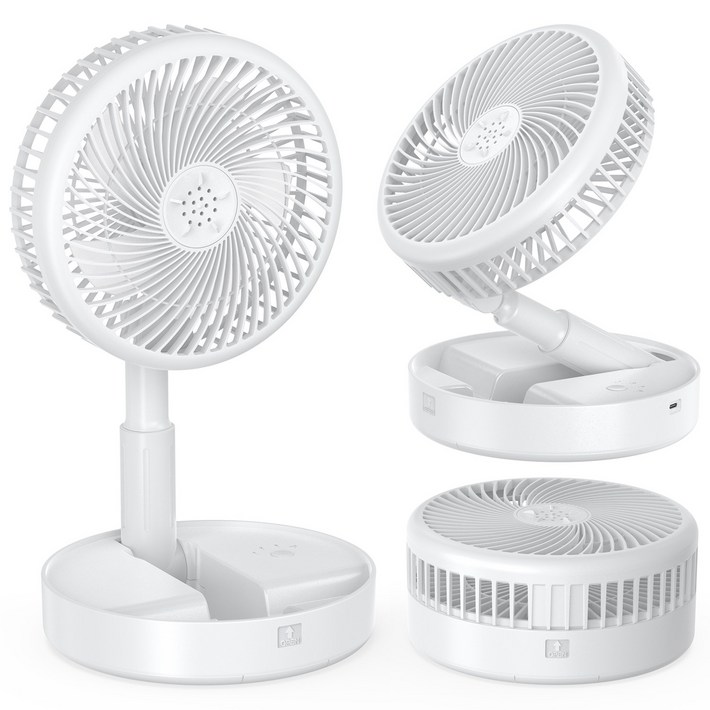 UOOFON 무선 탁상용 선풍기 휴대용 접이식 캠핑 BLDC 무소음