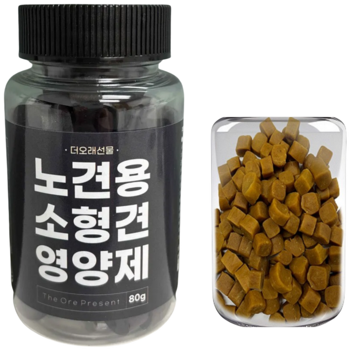 국내산 반려견 노견용 소형 강아지 종합 영양제  간식 세트 노령견