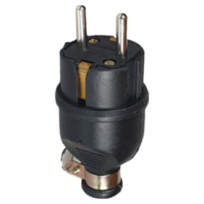 LED앤샵 진흥 고무플러그 고무콘센트 산업용 고무일자플러그 고무일자콘센트 둥근형 측면접지 고무형콘센트 고무형플러그