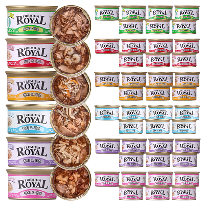 펫스토리 프리미엄 로얄 고양이 습식 캔, 85g, 48개