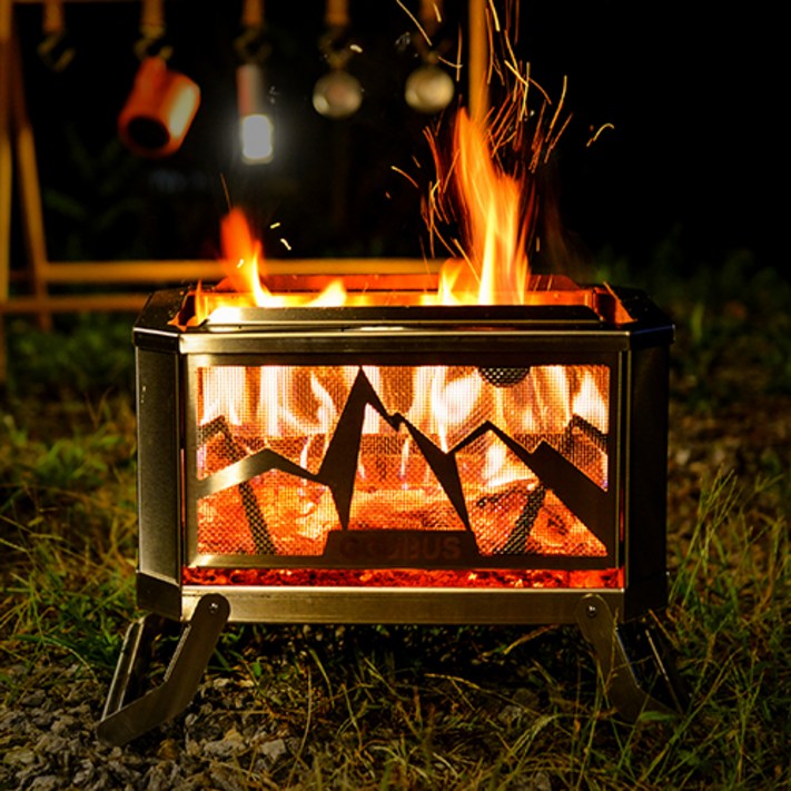 꾸버스 풀스텐 듀얼 캠핑 화로대  전용 가방, 1개