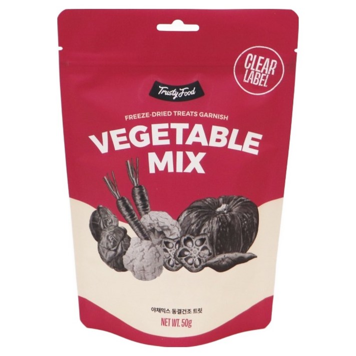 트러스티푸드 강아지 동결건조 야채 간식