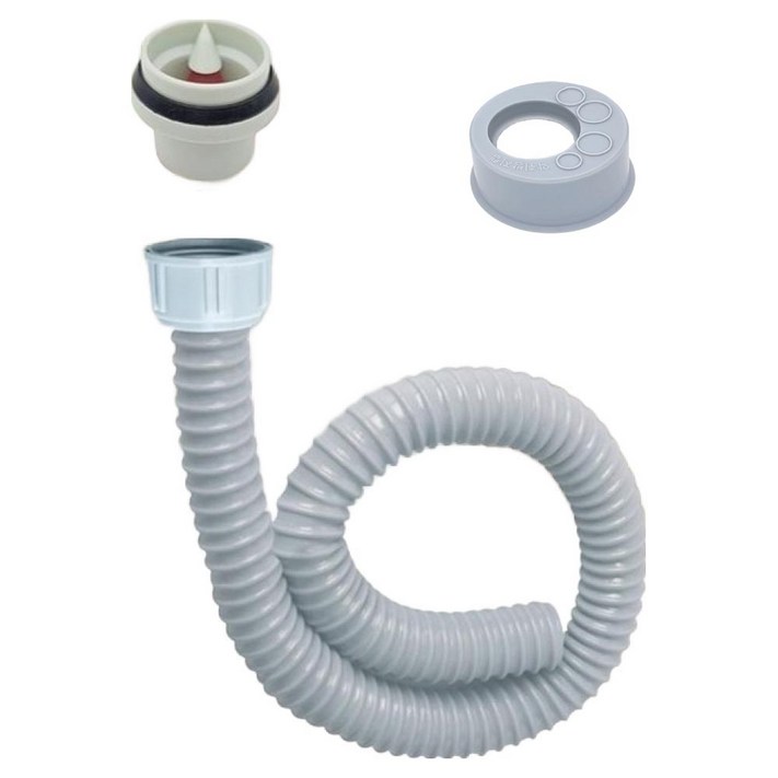 아비앙 싱크대 악취차단 꼬깔트랩  싱크호스 90cm  악취방지캡 세트