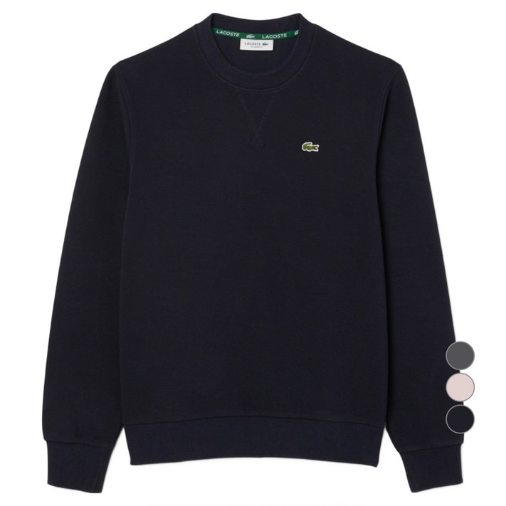 라코스테 여성용 더블페이스 피케 크루넥 맨투맨 SF524555N