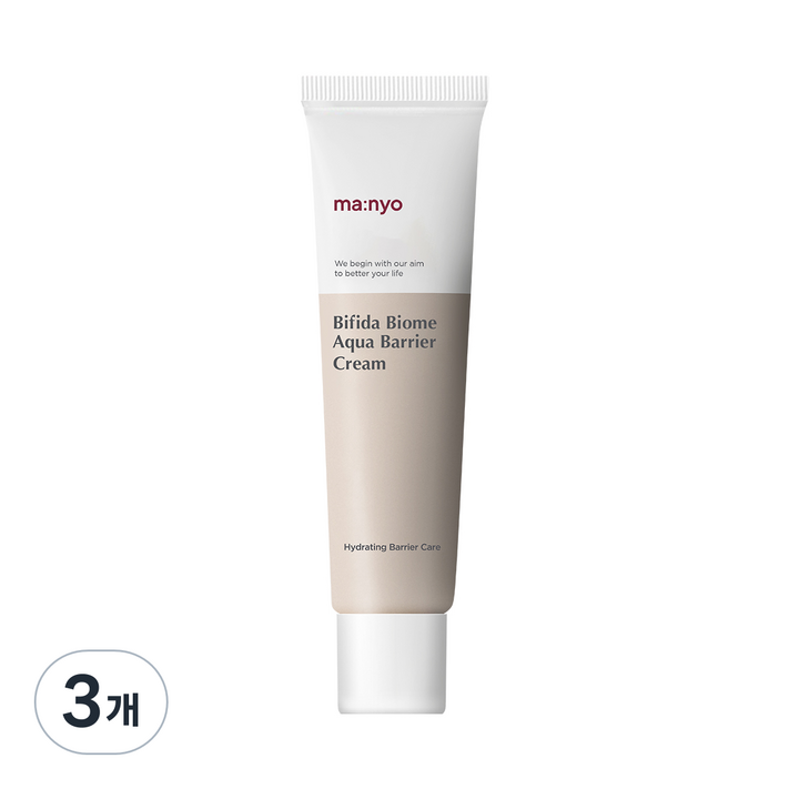 마녀공장 비피다 바이옴 아쿠아 베리어 크림, 80ml, 3개