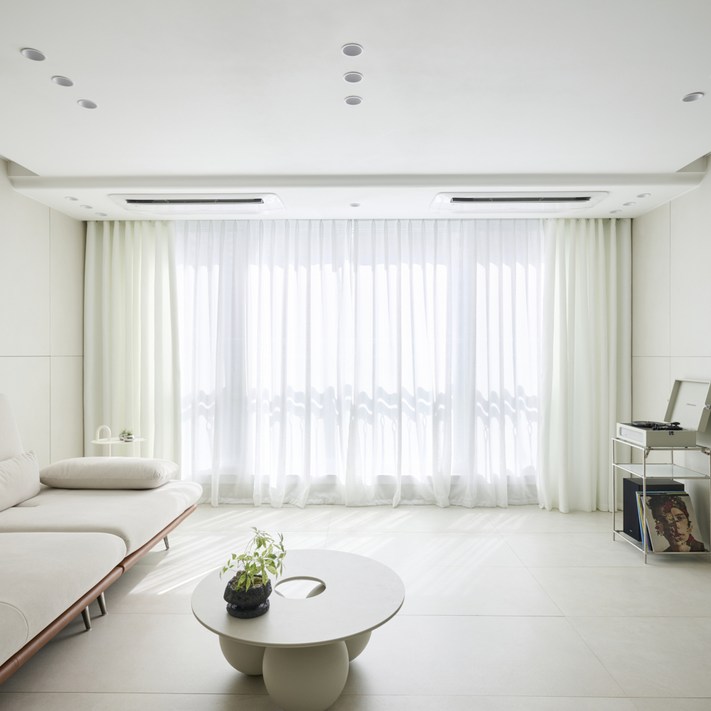 끌래망스 사계절 암막커튼 세트