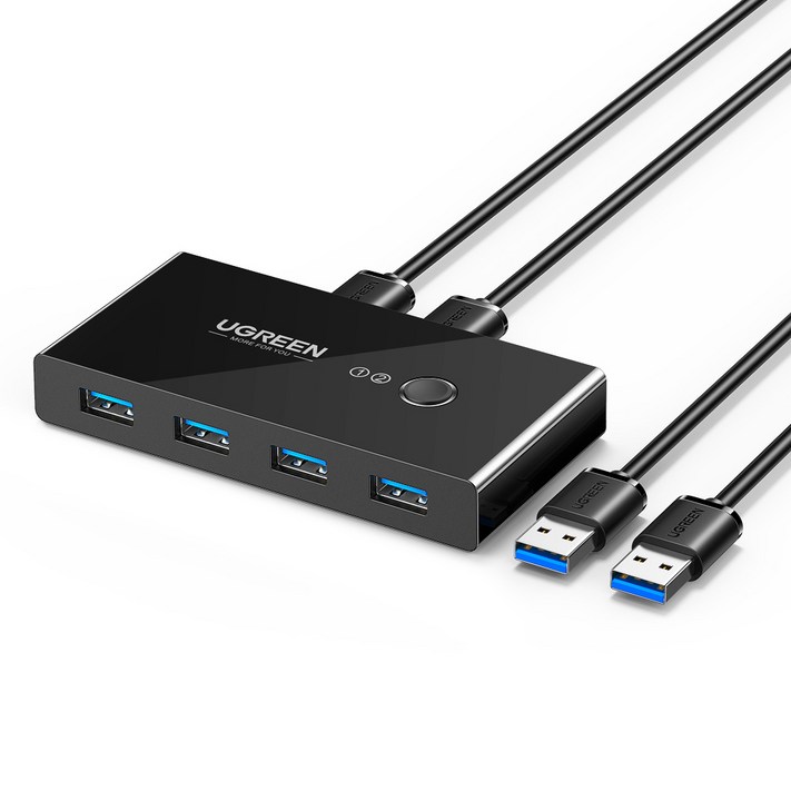 유그린 USB3.0 KVM 스위치 4포트 멀티허브, US21630768 유그린 USB3.0 KVM 스위치 4포트 멀티허브, US21630768