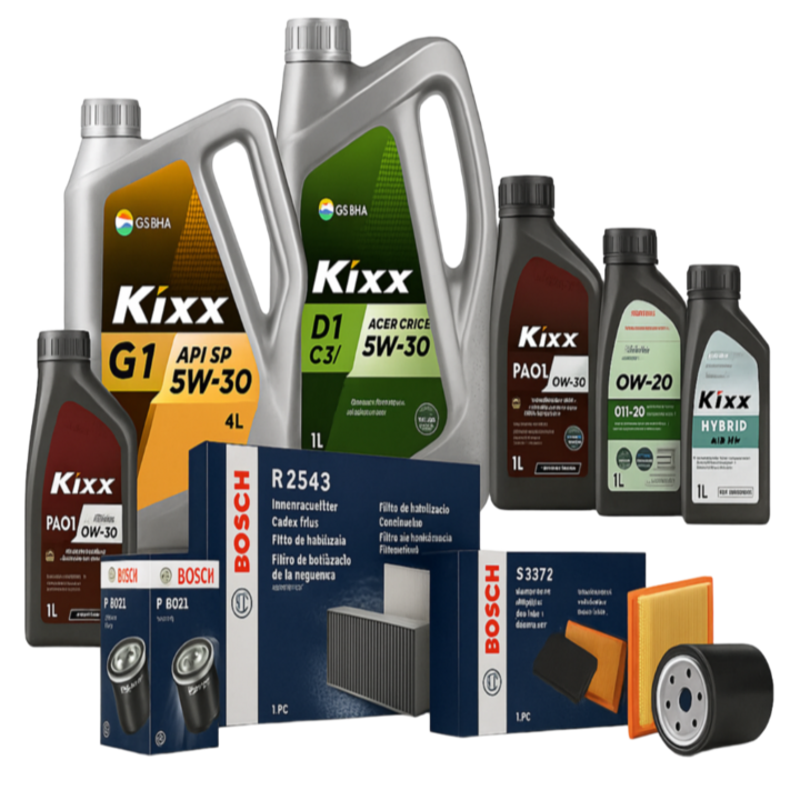 기아 K3 K5 터보 더뉴 올뉴 전차종 엔진오일 오일세트 보쉬필터 킥스오일