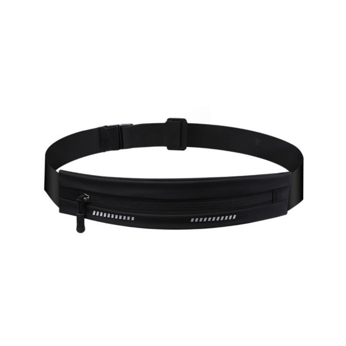씨로이 슬림 스포츠 방수 러닝벨트, 블랙, 1개