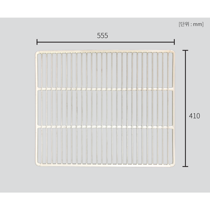 유니하이테크UNICOOLA 업소용 쇼케이스 냉장고 UN465R 선반W555H410고리포함