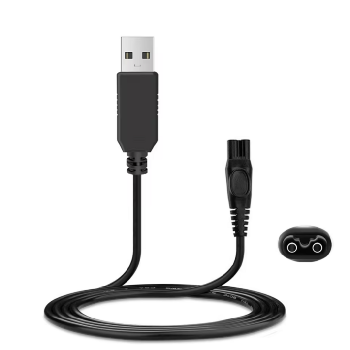 필립스 전기 면도기 충전기 USB 충전 케이블 호환, 1개 필립스 전기 면도기 충전기 USB 충전 케이블 호환, 1개