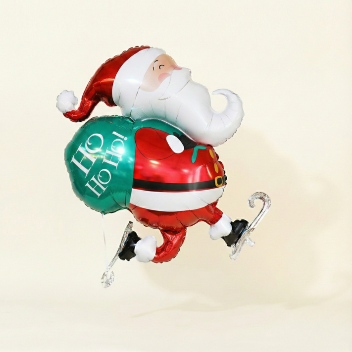 GRABO 그라보 산타풍선 스케이팅 산타 45인치  크리스마스풍선 홈파티